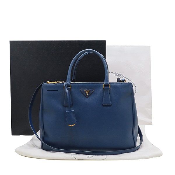 Prada Saffiano Lux Nero Leather Tote Bag with Shoulder Strap BN2274