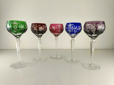 Weingläser Römergläser Nachtmann Weintraube Kristall Überfang 5er Bunt