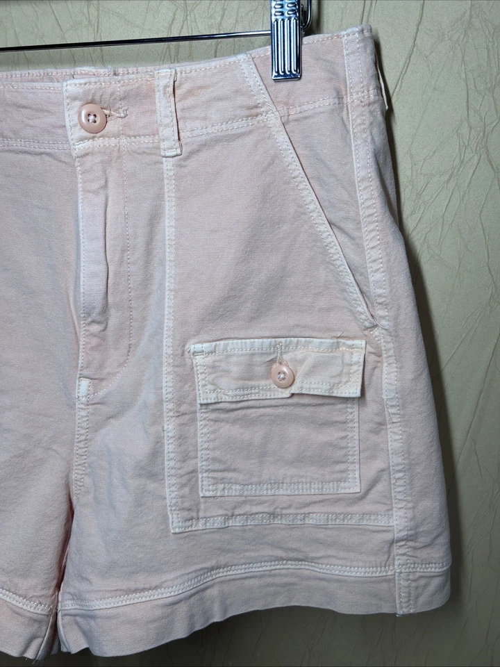Pantalones Cortos Para Mujer American Eagle Outfitters Melocotón Elastizados Talla 8 Tiro Alto Foto 3 de 4
