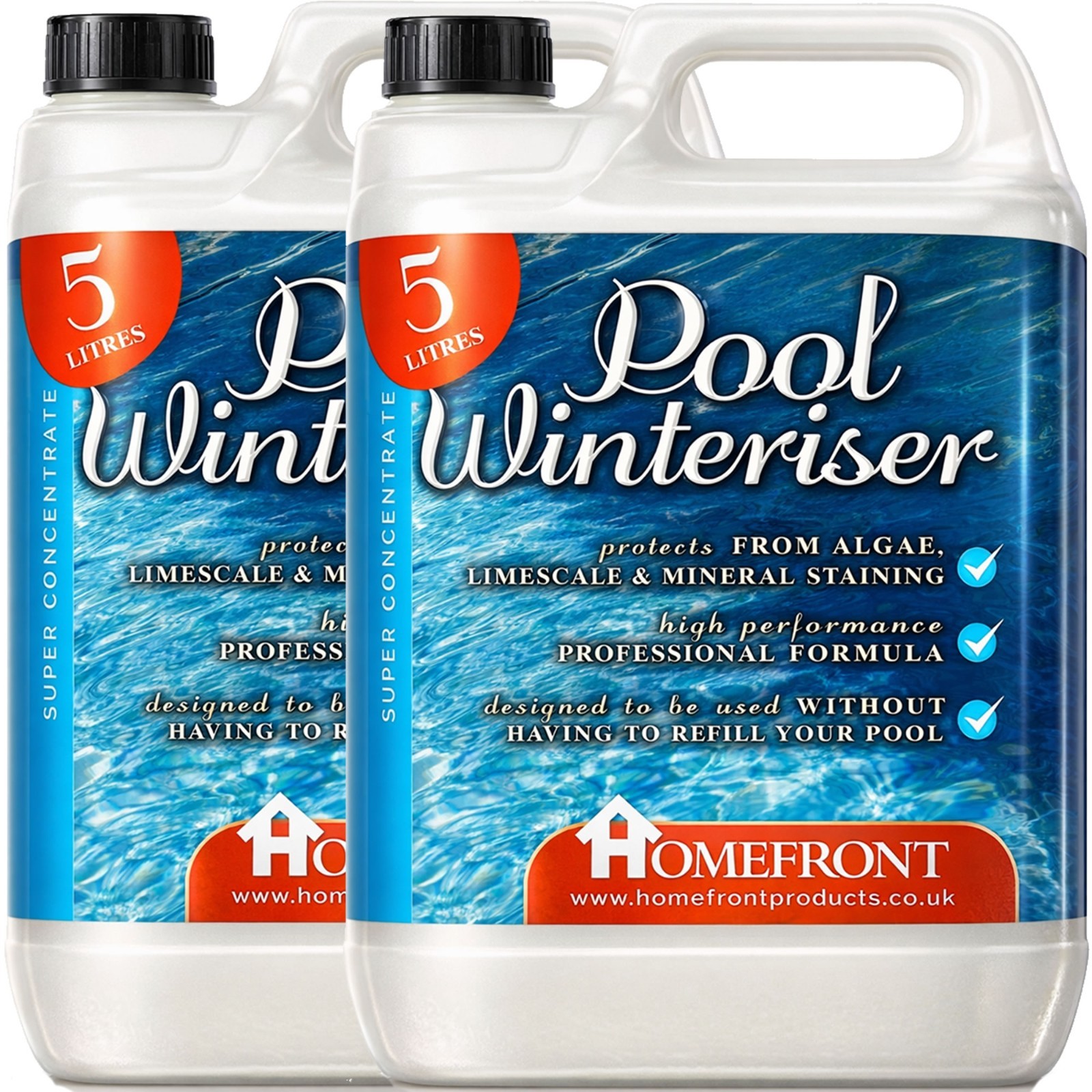 Homefront Swimming Pool Winteriser Prevents Algae Mineral Staining and Scale 10L