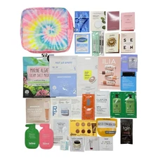 ULTA BEAUTY 28pc Sample Bag Gift Set Skincare Makeup Perfume Fragrance Hair Care