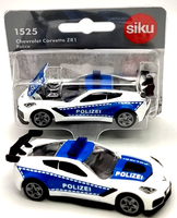 Siku Cars / Auto 1525 Polizei Chevrolet Corvette Zr 1 Police