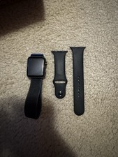 Apple Watch Series 3 42mm Space Gray Aluminum Case, Back Sport Band GPS  LTE 