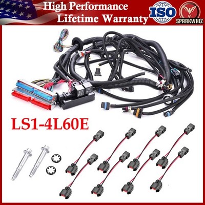LS1-4L60E Wiring Harness Stand Alone For LS SWAPS DBC 4.8 5.3 6.0 97-06 98 99 00