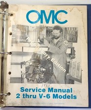 OMC 1984 Service Manual OEM Preliminary Edition 2 thru V‑6 Outboard Engine Guide
