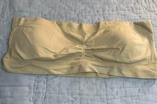 No Boundaries XXL Seamless Beige Bandeau Bra