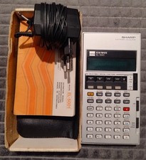 Sharp EL-5001 ELSI MATE Scientific Calculator   Working   AC Adaptor   Manual  