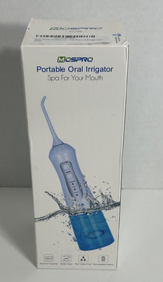 NEW Mospro Cordless Rechargeable Water Flosser Portable Oral Irrigator Teeth B39