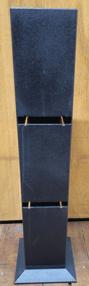 Laserline 48 CD Storage Tower Rack Stand Black Plastic Organizer Vintage - Image 4 of 4