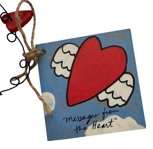Placa Sandra Magsamen Silvestri 2001 de colección Los bebés nacen con corazón de oro nueva con etiquetas - Imagen 5 de 6