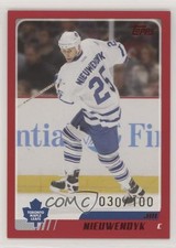 2003-04 Topps Traded Red 30/100 Joe Nieuwendyk #TT29 HOF 2d8