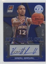 2012 Totally Certified Rookie Roll Call Blue 25/49 Kendall Marshall #28 Auto 2d0