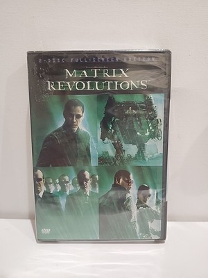 The Matrix Revolutions (DVD, 2003) Sealed 2 disc full screen edition
