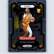 2024 Panini Prizm Monopoly WNBA Rickea Jackson Rookie #63 Los Angeles Sparks