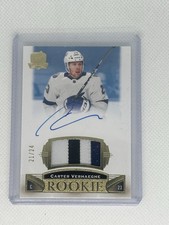 Carter Verhaeghe 2019-20 The Cup Rookie Patch AUTO /24 Gold Auto Patch RARE SSP