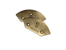 Triumph Boulevard 150 Brass Plated Toe Plates 1 Pair Screw Option