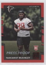 2017 Panini Donruss Rookies Press Proof Red Takkarist McKinley #400 fm1