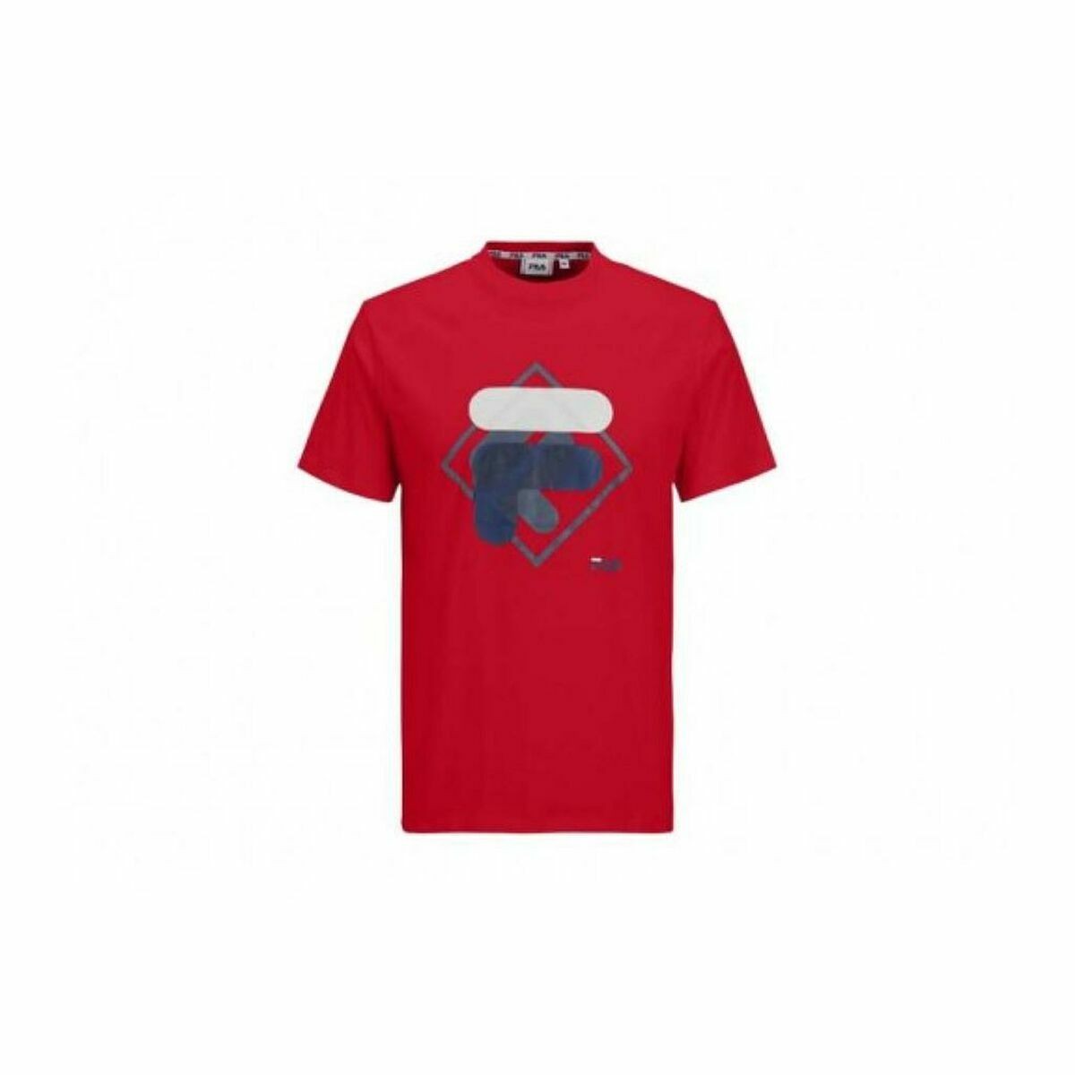Maglia a Maniche Corte Uomo Fila FAM0447 30002 Rosso Taglia:L