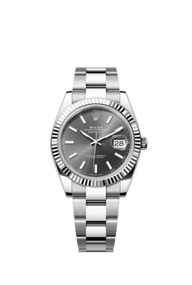 Datejust 41 NEW 2026 Slate Index Dial Stainless Steel Fluted Bezel Oyster