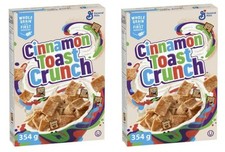 Cinnamon Toast Crunch Breakfast Cereal Real Cinnamon, 354g 2 Pack 