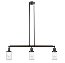 Innovations Lighting 213-S Dover Dover 3 Light 37"W Linear - Bronze