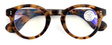 V.W.E. Round Progressive Reading Glasses - Clear Zero Power on Top - No Bubbl...