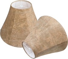 Set of Premium Gold Empire Lamp Shades 13 Spider Fitter Collapsible Snap Frame