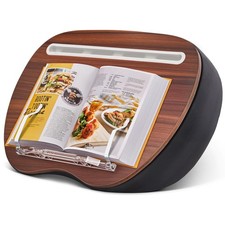 Lap Beanbag Book Stand, Hands-Free Reading Pillow Stand for Neck Support, Com...