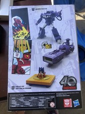 Transformers 40th Anniversary Shockwave Generations Comic Book Edition NEW