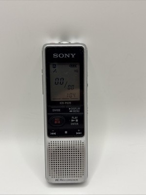 Sony ICD-P620 Handheld Digital Voice Recorder - Tested & Works