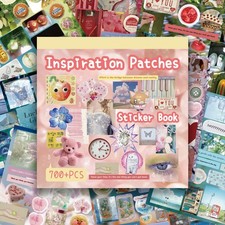Cute Kawaii Sticker 700 PCS 30 Sheets, Pink-2