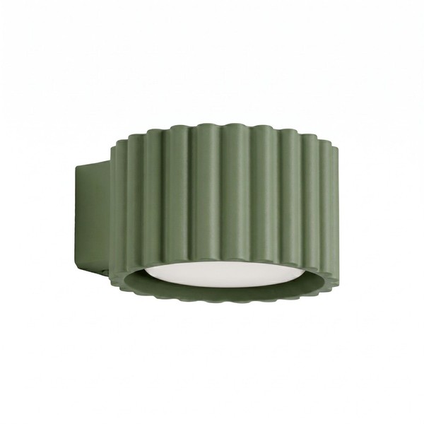 Wandlampe Esszimmer Aluminium OlivgrüN GX53 Wohnzimmer B:10 Cm Wandleuchte Flur-image