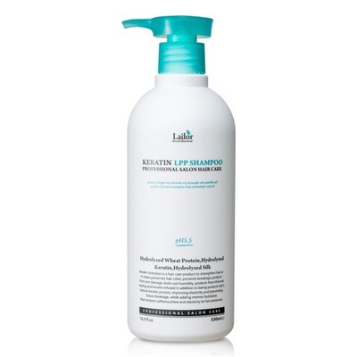 LADOR Keratin LPP Damage Care Shampoo w/Proteins & Plant Oils - pH Balanced S...