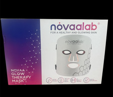 NovaaLab Glow Therapy Mask Red Infrared LED Light Therapy Remote Pre-Owned