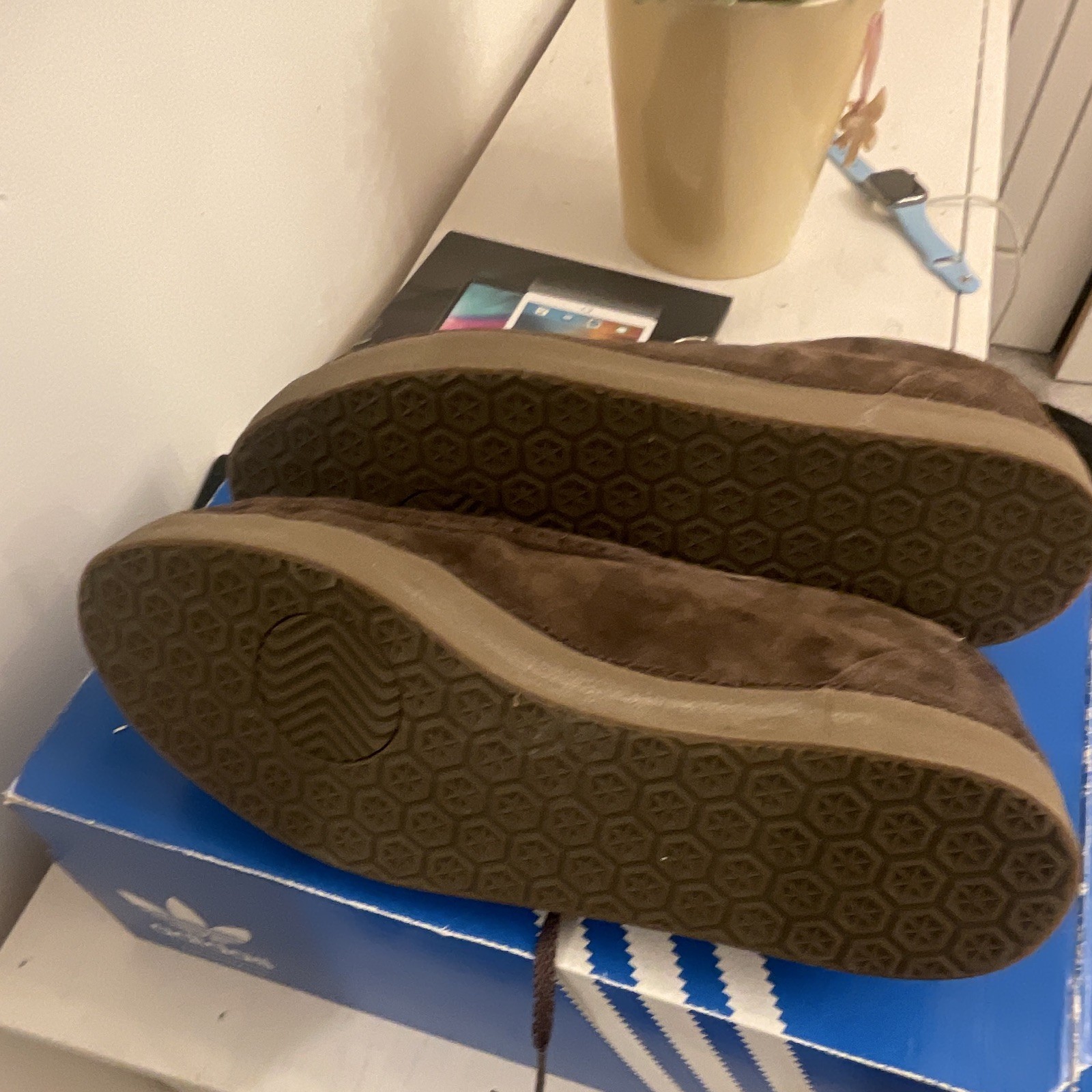 adidas Albrecht Brown Suede Men’s Lace Up Casual Shoes UK 9 B46850 ...
