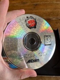 NBA Jam Sega CD Authentic Complete in Box CIB w/ Reg Card Mint Condition Disc‼️