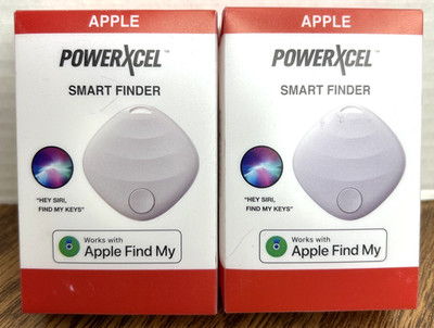 APPLE powerxcel smart finder new White Find My Keys - Lot of 2 Factory Sealed