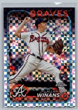 2024 Topps Chrome #249 ALLAN WINANS X-Fractor RC Rookie Braves