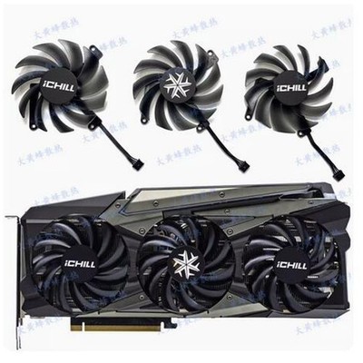 For INNO3D RTX3070ti 3070 3060ti 3060 ICHILL X3X4 Ice Dragon Graphics Card Fan