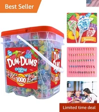 Celebration-Ready Dum-Dum Pops 1,000 Count Assortment - 16 Delicious Flavors