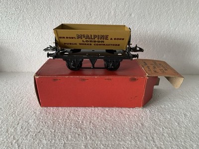Hornby Vintage Spur O Weißblech No1 Seitenkippwagen McAlpine verpackt sehr guter Zustand BB34