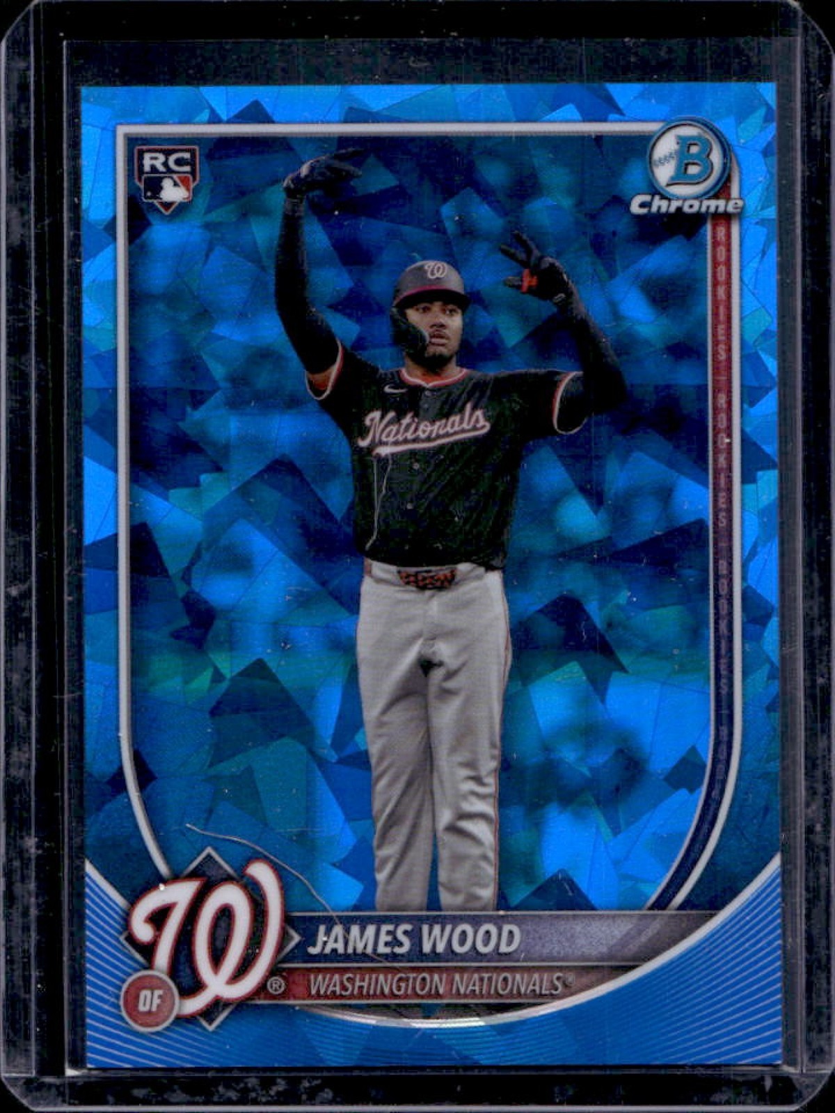 2025 Bowman Chrome Sapphire James Wood Image Variation RC #29 Nationals