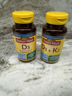 Nature Made Vitamin D3 K2 5000 IU (125 Mcg) D3 IU
