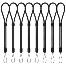 Wrist Strap Lanyard, 8 Pack Adjustable Wristlet Phone Lanyards for 8pcs-black
