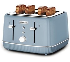 Kenwood Elegancy TFP10.A)BG 4-Slice Toaster Blue-Grey