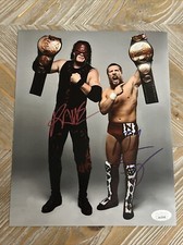 KANE & DANIEL BRYAN SIGNED AUTOGRAPHED 8X10 PHOTO WRESTLING JSA AUTHENTIC