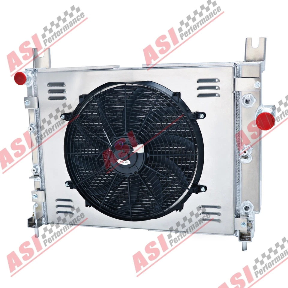 Relé de ventilador de cubierta de radiador de 4 filas para Dodge Durango Dakota 2000-2004 3,7 L-5,9 L Foto 2 de 4