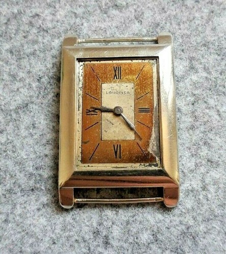 Watch/Watch Longines Art Deco / White Gold / Withe Gold/Mechanical/Manual