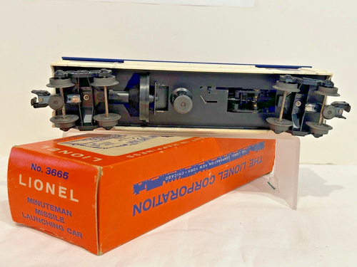 Lionel 3665 #4 Minuteman Missle Launch Car - Var-A BLT'61-64 ORIGINAL BX LK/N - Bild 4 von 7