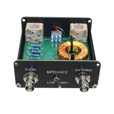 5W QRP Z-match Manual Antenna Tuner 3-28 MHz  BNC Interface Adapter